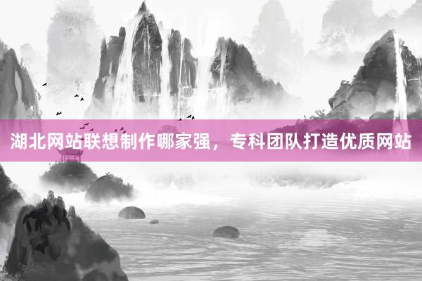 湖北网站联想制作哪家强，专科团队打造优质网站
